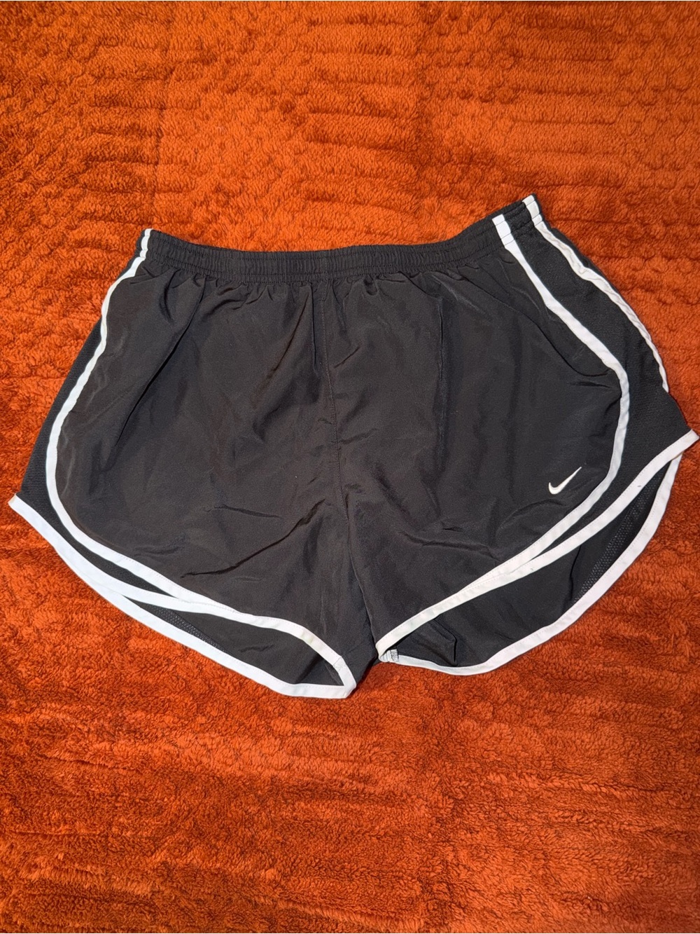 Nike Women’s Black Running Shorts with White Trim